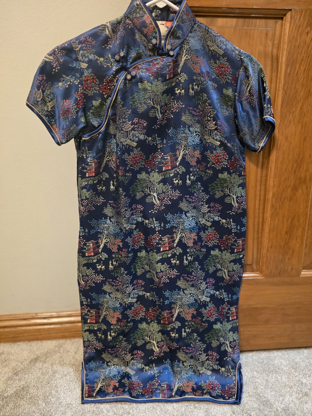 Vintage 1992 Girls Size 12 Silk Kimono Disney World